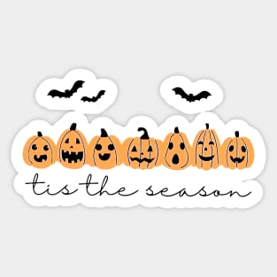 Tis The Season Halloween, Spooky Season, Halloween Design, Halloween Gift Sticker